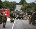 Bild: Verteidigungsministerium Litauen
Gegen 11 Uhr fuhren auf einer Straße bei Kaunas (Litauen) vier Militärfahrzeuge aufeinander auf.