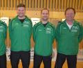 Bild: jr
Das Meisterquartett der Königshüttener Schützen (von links) mit Thomas Heindl, Peter Härtl, Thorsten Härtl und Erwin Härtl stieg erstmals in die Bezirksliga Nord auf. In den Aufstiegskämpfen wurden Vohenstrauß und Preißach besiegt.
