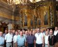 Bild: mab
In der Klosterkirche der Benediktiner in Weltenburg gestalteten  die Sänger des Bergchores  auf Einladung von Abt Thomas Maria Freihart ein Konvent-Amt. Ungewohnt, aber eindrucksvoll war der Gesang vom Psallierchor hinter dem historisch-barocken Orgelprospekt.