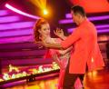 Bild: Rolf Vennenbernd/dpa
Model Barbara Meier und Profitänzer Sergiu Luca  tanzen im Finale der RTL-Tanzshow Let's Dance.