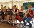 Bild: weu
Dass der Musikverein auch hervorragende Jugendarbeit leistet, bewiesen die Nachwuchsmusikanten unter Dirigent Jürgen Lößl bei ihrem Konzert im Festzelt.