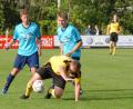 Bild: Gebert, Rudolf
Die Stiftländer Abordnung in der Kreisliga Süd schrumpft in der neuen Spielzeit. Während der TSV Konnersreuth (blaue Trikots) und der SV Steinmühle weiterhin vertreten sind, verabschiedeten sich mit dem SC Mähring, ATSV Tirschenreuth und TSV Waldershof gleich drei Oberpfälzer Teams in die Kreisklasse.
