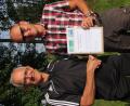 Bild: Rosner, Konrad (KONRAD.ROSNER@T-ONLINE.DE)
Vereinsehrenamtsbeauftragter Ernst Döllinger überreichte Matthias Schnurrer (rechts) den DFB/BFV-Ehrenamtspreis.