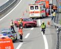 Bild: gsb
Nach dem Unfall war die A93  bei Weiden-Süd gesperrt.