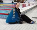 Bild: exb
Eine Klasse für sich. Christin Schaller, die heuer erstmals für den TC "Nautilus" Mitterteich bei den Deutschen Meisterschaften im Finswimming an den Start ging, holte sechs Medaillen.