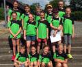 Bild: bgm
Vollauf zufrieden dürfen die Leichtathleten der DJK mit ihrer Trainerin Renate Ziegler (hinten, links) mit den Ergebnissen beim Wettkampf in Vohenstrauß sein.