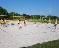 Bild: gsp
Zwischen Eishalle und Stadion am Schanzl haben die Amberger Beachvolleyballer jetzt ihr Areal.
