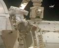 Bild: -
Mit der Hilfe des deutschen Astronauten Gerst sind die beiden US-Raumfahrer Arnold und Feustel für wichtige Wartungsarbeiten aus der Internationalen Raumstation (ISS) ausgestiegen. Foto: Nasa TV