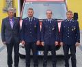 Bild: exb
Thomas Riebl ist der neue Kommandant der Feuerwehr Schönkirch. Im Bild (von links): Bürgermeister Lothar Müller, 2.Kommandant Dominik Peter, 1.Kommandant Thomas Riebl sowie der  ehemalige Kommandant Matthias Riebl.