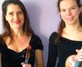 Bild: dob
Susanne Hofmann (links) und Marianne Babinec /rechts) interpretieren Perlen der Kammermusik. Repro: dob