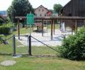 Bild: mnt
Bildanhang
Der Spielplatz ist nach dem Abriss des alten Schützenstadels und der Errichtung einer Treppe zum Burgturm das nächste Planungsprojekt der 
Dorferneuerung.