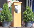 Bild: prh
Im Festgottesdienst misst Pater Raffau in seiner Predigt dem WM-Ball als Symbol der Freundschaft große Bedeutung zu.