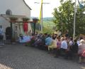 Bild: slh
Dekan Michael Hoch und Pfarrer Hans Spitzhirn gestalteten den Freiluftgottesdienst zum Benno-Fest.