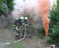 Bild: Alexander Auer
BRK-Bereitschaften und Feuerwehren üben in Regensburg den Ernstfall.