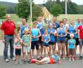 Bild: njn
Die Preisträger der Bayerischen Meisterschaft im Sommerbiathlon mit Schützenvorsitzendem Bernhard Wenning (links) und der Vize-Präsidentin des Oberpfälzer Schützenbundes, Herta Zeiler.
