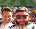 Bild: exb
Im Deutschland-Trikot vor dem Anpfiff im WM-Stadion Luschniki in Moskau: Dominik Steup war beim Auftaktspiel der Deutschen live dabei.