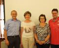 Bild: sam
Die langjährigen Marktratsmitglieder mit (von links): Bürgermeister Erwin Geitner, Margaretha Kraus, Evelin Teich und Dieter Teich.