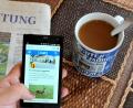 Bild: Stephan Huber
Eine Tasse Kaffee zur Zeitungslektüre und ein Blick ins Onetz per Smartphone – eine Kombination, die viele unsere Leser so schätzen.