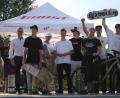 Bild: exb
Die erfolgreichsten Teilnehmer am Skate-Contest zusammen mit Bürgermeister Bernd Sommer (2.v. links).