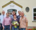 Bild: hm
Im Rathaus wurde Evi Duscher verabschiedet. Im Bild von  links Bürgermeister Richard Tischler, Gerhard Deinzer, der Trausnitzer Bürgermeister  Martin Schwandner, Evi Duscher, Verwaltungsleiter Bernhard Baumer und Alfred Hammer.