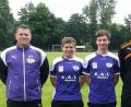 Bild: Luff, Joachim [LFJ] (achimluff@gmx.de)
Trainer Thomas Gietl (von links) freut sich über die Neuzugänge beim TSV Detag Wernberg: Klaus Moucha, Fabian Göbl, Moritz Plößl, Sükrü Atas und Andreas Reis. Mit auf dem Bild ist Abteilungsleiter Christian Luff.