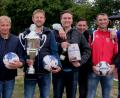 Bild: le
Von  kameradschaftlichem  Geist geprägt verlief das Wanderpokalturnier der Altliga. Von links:  Michael Gailitzdörfer, Willi Schmidkonz, Markus Borkhard, Jürgen Pohl, Rene Knorr, Alexander Völkl, Peter Wittmann und Christian Haberkorn.