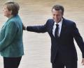 Bild: Geert Vanden Wijngaert, dpa
Der französische Präsident Emmanuel Macron und  Bundeskanzlerin Angela Merkel  bei der Ankunft zum EU Gipfel.