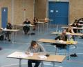 Bild: nn
Die Schüler schreiben Prüfungen.
