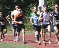 Bild: Hirsch
68 Athleten beteiligten sich am Hauptlauf über 10 000 m, der über die Hoher-Bogen- zur Steinberger Straße bis hinunter in die Kuntau führte. Start und Ziel waren das Sepp-Simon-Stadion.