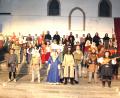 Bild: Georg Lang
An der Dürnitz, dem Neunburger Schloss, mit Pfalzgraf Johann (Michael Hellmuth) und der Pfalzgräfin Beatrix (Silke Biegerl) konzentriert sich das Geschehen um die hussitische Abwehr durch Ritter, Bürger und Bauern.