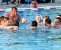 Bild: Büttner
Der Jubelkreis funktioniert auch im Wasser: Der SV Weiden kehrt in die Wasserball-Bundesliga zurück.