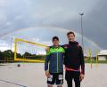 Bild: exb
Marco Nanka und Julian Zoll starten für den Landesverband Bayern beim Bundespokal Beach vom 13. bis 15.Juli in Damp an der Ostsee.