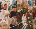 Bild: Privat
Einweihung der St-Anna-Kapelle 1978 in Schwarzach mit (von links) Pater Ansgar, BGR Georg Dominikus Scharl, Pfarrer Michael Reitinger und einem Angehörigen des Domkapitels von Regensburg.