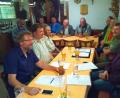 Bild: kaz
Die Stadträte um zweiten Bürgermeister Hermann Schraml (links) stellen sich den Fragen, aber auch der Kritik der Bürger.
