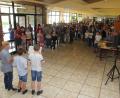 Bild: ral
Zu Beginn versammelten sich alle in der Aula der Mittelschule.