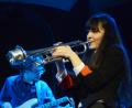 Bild: Michael Scheiner
Trompeterin Angela Avetisyan erinnert mit ihrem Stil an den großen Miles Davis.