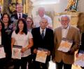 Bild: le
Ehrungen langjähriger Mitglieder stehen  im Mittelpunkt  des Festgottesdiensts  zum 60-Jährigen des  Posaunenchors.