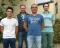 Bild: dl
Uwe Spachtholz, Ferdinand Stipberger, Achim Hüttner und Michael Buchbinder bei der Siegerehrung nach dem Wettkampf.
