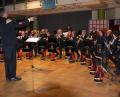 Bild: hka
Traditionell in der Uniform der Bergleute, modern mit zeitgenössischer Musik - die Stadtkapelle unter der Leitung von Johannes Mühldorfer.