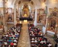 Bild: sön
Gut besucht war die Pfarrkirche St. Jakobus in Ensdorf beim Sommerkonzert des Amberger Oratorienchors.