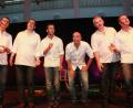 Bild: wro
"Sing Out"   unter der Leitung von Uli Roth (Zweiter  von rechts)   sorgte dafür, dass der  Abend ein voller Erfolg wurde.