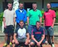 Bild: lst
Die Herren II der TG Neunkirchen steigen in die Bezirksklasse I auf.