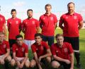 Bild: Rosner, Konrad
Die Neuen des ASV Waldsassen: Vorne von links: Noah Reichenberger, Nico Sticht, Hasan Tigil und Sebastian Gerl. Stehend von links: Trainer Christian Blay, Dominik Mayer, Okan Yavuz, Nico Fenzl und Trainer Roland Spitzl.