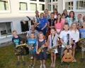 Bild: fjo
Fröhliche junge Musikanten spielen sich schnell in die Herzen des Publikums.