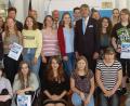 Bild: gib
FOS/BOS-Schüler nehmen in Regensburg Auszeichnungen entgegen.