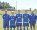 Bild: hon
Die Neuzugänge des TuS Kastl (von links): Trainer: Andy Wendl, Fabian Scherer, Dominik Hüttner, Johannes Bleisteiner, Co-Trainer: Michael Hufnagel und Daniel Riehl.