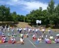 Bild: plym
Alle Schüler der Grundschule Neualbenreuth beeindrucken mit einem Cheerleadertanz.