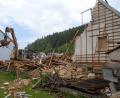 Bild: pop
In Eigenleistung wurde das alte Wohnhaus abgerissen.