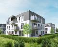 Skizze: apg 90 Architekten
Drei dreigeschossige Punkthäuser mit 23 Wohnungen entstehen in den "Krumpes- Höfen".