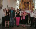 Bild: jub
Die Mitwirkenden bescheren den Besuchern des Jubiläumskonzerts einen stimmungsvollen Abend beim 90-Jährigen des Jugendheimvereins.